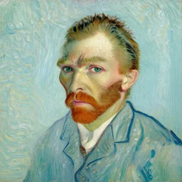 portrait of sam hyde painted by vincent van gogh