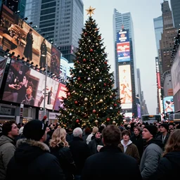 Satanic States of America, alternate history, black mass Christmas, 1999 Christmas, Times Square, 1999 photograph