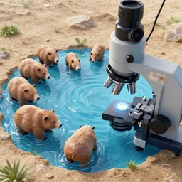 an electron microscope view of an oasis for water bears