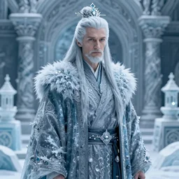 portrait of a beautiful male wizard, ice, concept art, octane render, detailed and intricate environment, 4 k, artstation trending, behance, by jeff simpson, raphael lacoste, william wu, fernando acosta, martin deschambault, gilles beloil and eddie bennun