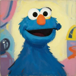 greg manchess portrait painting of jim henson, medium shot, asymmetrical, profile picture, organic painting, sunny day, matte painting, bold shapes, hard edges, street art, trending on artstation, by huang guangjian and gil elvgren and sachin teng