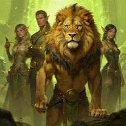 epic professional digital art of male troll lion druid, chartreuse ambient light, painted,, heroic, mythic, detailed, intricate, leesha hannigan, wayne haag, reyna rochin, ignacio fernandez rios, best on artstation, cgsociety, epic, stunning, gorgeous, much wow, cinematic