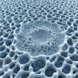 interstaller radiation induced fractalization of a tessellating hydrosphere