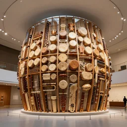 ! dream an art museum whose architecture is inspired by drum and flute instrument pieces ar 1 6 : 9