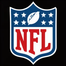 NFL team logo for cartoon babies, black background