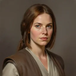 portrait of a woman by Greg Rutkowski, Jaina Solo from the Star Wars Expanded Universe, highly detailed portrait, digital painting, artstation, concept art, smooth, sharp foccus ilustration, Artstation HQ