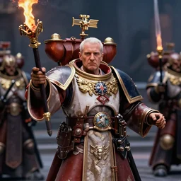 john paul ii in warhammer 4 0, 0 0 0, cinematic scene