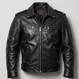 m.c. Escher Danny Zako raccoon leather jacket and cigarette