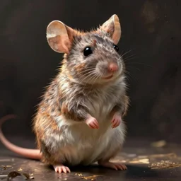 French Stewart as an anthro mouse rat boy illustration