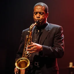 a still of john coltrane playing saxophone in the star wars movie