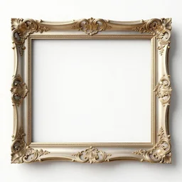 3 d octane render ultra photorealistic hyper detailed baroque picture frame