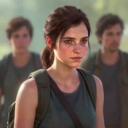 sarah from the last of us by sylvain sarrailh, rhads, ferdinand knab, trending on artstation, cinematic light, pastel colors, volumetric shading, high radiosity dull skin, global illumination, radiant light, soft light, soft color dodge, subsurface scattering