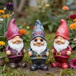 day of the dead garden gnomes HDR flickr style award winning