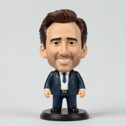 nicholas cage as a bobble head