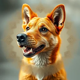 super beautiful cute orange mutt cur dog intricate artwork by tooth wu and wlop and beeple, greg rutkowski, very coherent symmetrical artwork, cinematic, hyper realism, high detail, octane render, unreal engine, 8 k, vibrant colors, smooth gradients, high contrast, depth of field, aperture f 1. 2