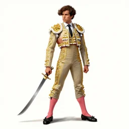 spanish matador with a cutlass, magnificent, full body shot, details, sharp focus, elegant, highly detailed, illustration, by jordan grimmer and greg rutkowski, intricate, beautiful, trending artstation, pixiv, digital art