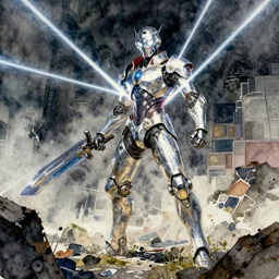 concept art cosplay convention comic - con, pinterest, artstation trending, behance, watercolor, by coby whitmore, silver, laser light,