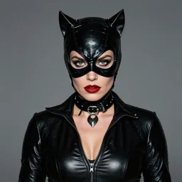 photograph of Catwoman by Steve McCurry, portrait,
