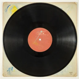vintage record, painting by Vassily Kandinsky
