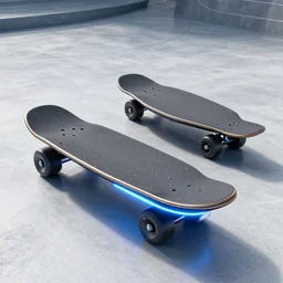futuristic antigravity skate boards