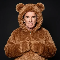 phil collins in a bear costume