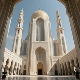 highly detailed islamic architecture futuristic style  , epic cinematic shot, realistic, professional digital art, high end digital art, sci fi, DeviantArt, artstation, Furaffinity, 8k HD render, epic lighting, depth of field