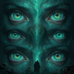 epic professional digital art of hungry eyes, ambient teal light, painted, mysterious, closeup cinematic aquatic scene, eerie, mythic, detailed, intricate, grand, leesha hannigan, wayne haag, reyna rochin, ignacio fernandez rios, mark ryden, van herpen, artstation, cgsociety, epic, stunning, gorgeous, wow wow detail