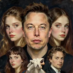 elon musk, portrait of rugged twink boy captivating german latvian russian belarusian finnish norwegian glamour models, portrait, painting by sargent and leyendecker, studio ghibli close - up asymmetrical intricate elegant illustration hearthstone, by greg rutkowski by greg tocchini by james gilleard