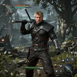 Dolph Lundgren in The Witcher 3, gameplay, 8k, HD