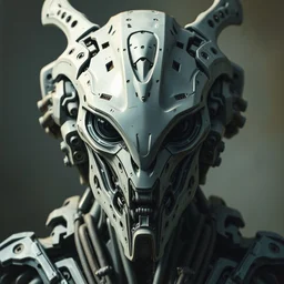 perfectly centered portrait, front view of a biomechanical alien robot kali, symmetrical, concept art, intricate detail, volumetric shadows and lighting, realistic oil painting by tim hildebrandt and greg rutkowski,