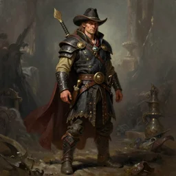 Cowboy sorcerer drow wearing a cowboy hat, Ivan Aivakovsky, Boris Vallejo, epic fantasy character art, D&D Concept Art, full length, Realistic, Regal, Refined, Detailed Digital Art, Oil Paining, Exquisite detail, post-processing, masterpiece, Cinematic Lighting, Unreal Engine, 8k, HD, Stanley Artgerm Lau, WLOP, Rossdraws, Frank Frazetta, Andrei Riabovitchev, Marc Simonetti, trending on artstation