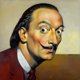 abstract art painting, in style of salvador dali, 4 k, high resolution details,