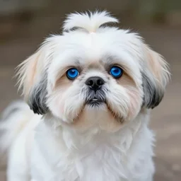 Blue Eyes White Dragon as a Shih Tzu