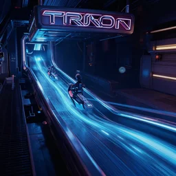 light cycle from the movie tron