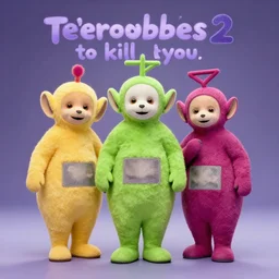 teletubbies 2 : we're coming to kill you, by m. night shyamalan, dark hazy shot