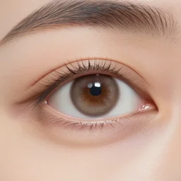 close up of a woman eye with a very detailed iris, high quality