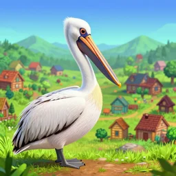 hyper realistic photo of pelican town stardew valley