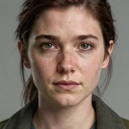 ultra detailed facial portrait of ellie from the last of us part 2, micro expressions, highly detailed, trending on artstation, cinematic lightning, sharp focus, illustration, 8 k, elegant, leica sl 2 3 0 mm