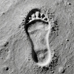 a footprint on the moon surface moon dust close up texture texture seamless hd 8 k macro details