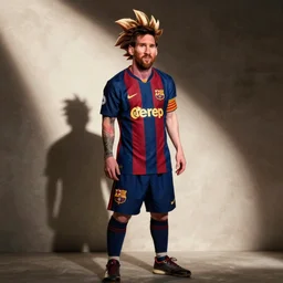 Lionel Messi super Saiyajin
