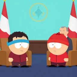 zelensky and erdogan as southpark characters, tv interview - s 3 3 7 0 2 3 9 4 8 1