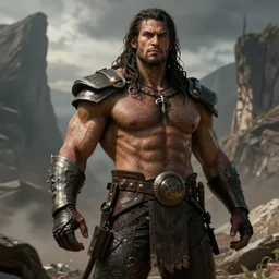 rugged nanaue, muscular, handsome d & d, dc universe, new earth