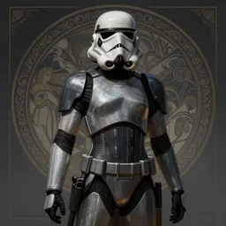 female stormtrooper, dark fantasy, intricate, elegant, highly detailed, digital painting, artstation, concept art, matte, sharp focus, illustration, art by artgerm and alphonse mucha