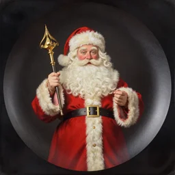 wet plate photography, santa claus by beksinski