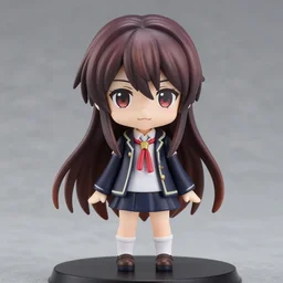 a nendoroid of junko enoshima from danganronpa