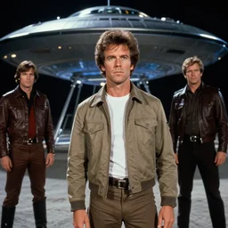 a still from a 1 9 8 0 s sci - fi spy tv show, man from uncle, mission impossible, james bond, ufo