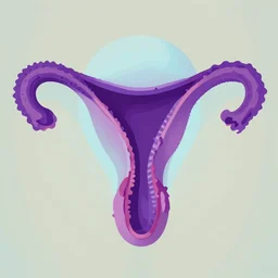 cervix awakening, purple, light blue