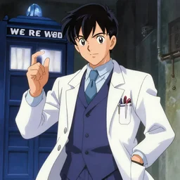 Doctor Who as an anime character