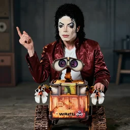 tonemapped michael jackson by wall - e