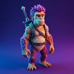 a high resolution render symetric of sid character on ice age by johannen voss by david cronenberg by francis bacon by peter kemp by octane render blender 8 k isometric dof neon colours